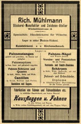 1898-99 Mühlmann- Anzeige AB PL 