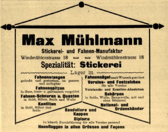 1905-06 Max Mühlmann - Anzeige AB PL